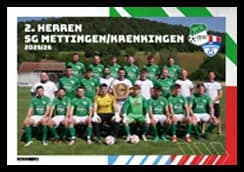 Teambuch der 2. Herren der SG Mettingen/Krenkingen